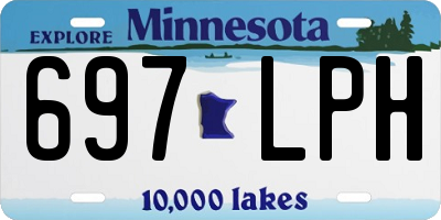 MN license plate 697LPH