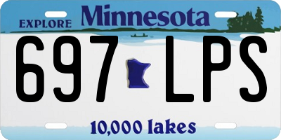 MN license plate 697LPS
