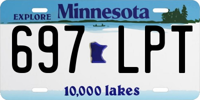 MN license plate 697LPT