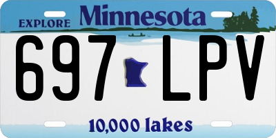 MN license plate 697LPV