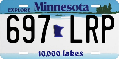 MN license plate 697LRP