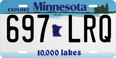 MN license plate 697LRQ