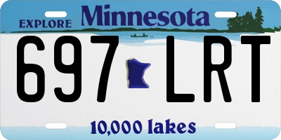 MN license plate 697LRT