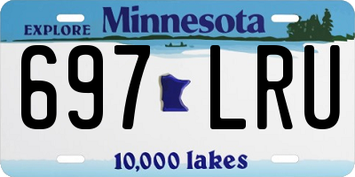 MN license plate 697LRU