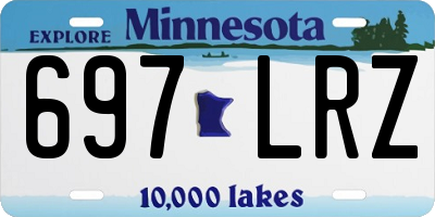 MN license plate 697LRZ