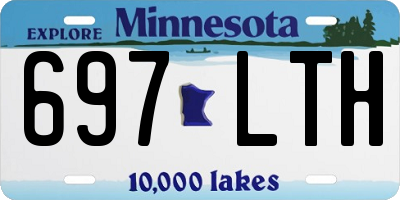 MN license plate 697LTH
