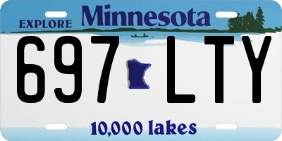 MN license plate 697LTY