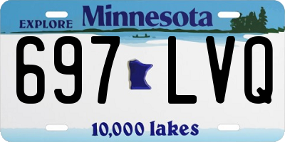 MN license plate 697LVQ