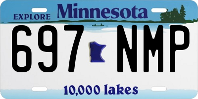 MN license plate 697NMP