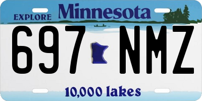MN license plate 697NMZ