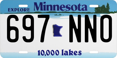 MN license plate 697NNO