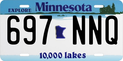 MN license plate 697NNQ