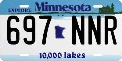 MN license plate 697NNR