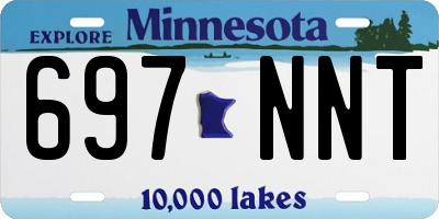 MN license plate 697NNT