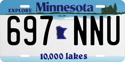 MN license plate 697NNU