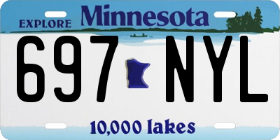 MN license plate 697NYL