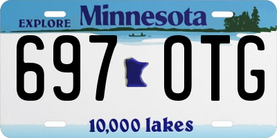 MN license plate 697OTG