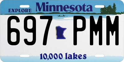 MN license plate 697PMM