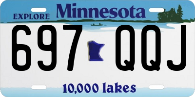 MN license plate 697QQJ
