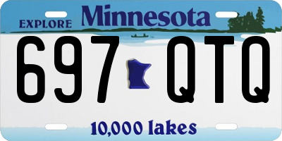 MN license plate 697QTQ