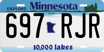 MN license plate 697RJR