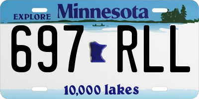 MN license plate 697RLL