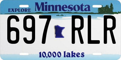 MN license plate 697RLR
