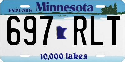 MN license plate 697RLT