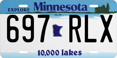 MN license plate 697RLX