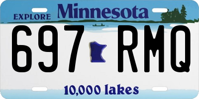 MN license plate 697RMQ