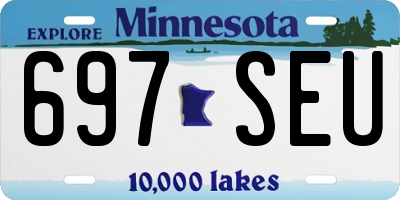 MN license plate 697SEU