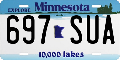 MN license plate 697SUA