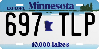 MN license plate 697TLP