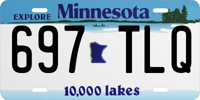 MN license plate 697TLQ