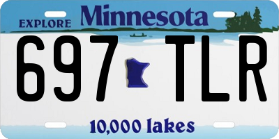 MN license plate 697TLR