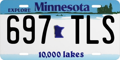 MN license plate 697TLS
