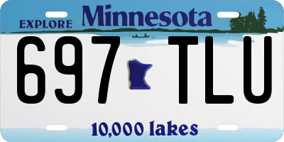 MN license plate 697TLU