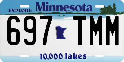MN license plate 697TMM