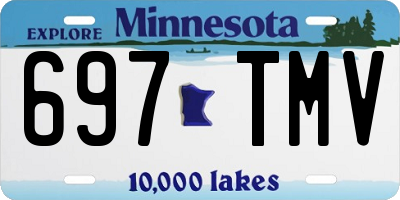MN license plate 697TMV