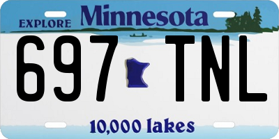 MN license plate 697TNL