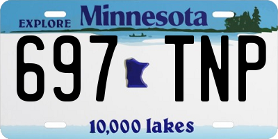 MN license plate 697TNP