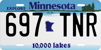 MN license plate 697TNR