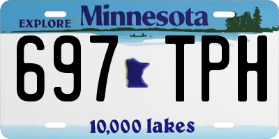 MN license plate 697TPH