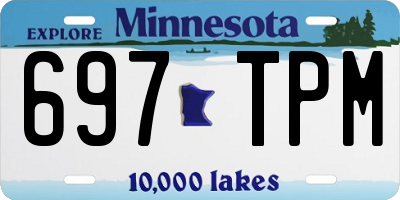 MN license plate 697TPM