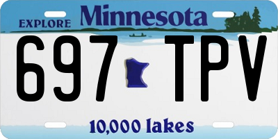 MN license plate 697TPV
