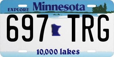 MN license plate 697TRG