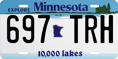 MN license plate 697TRH