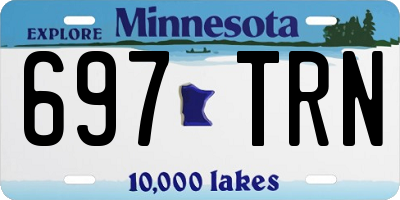 MN license plate 697TRN