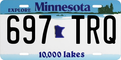 MN license plate 697TRQ