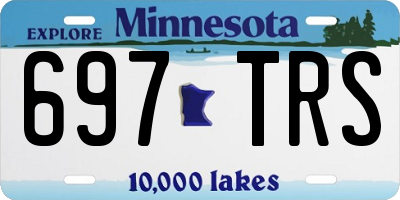MN license plate 697TRS